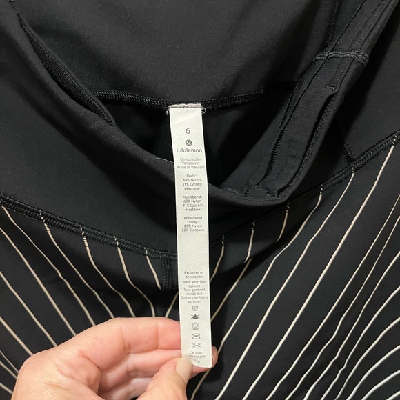 Lululemon Wunder speed reflective detailed 28” leggings sz 6 - Picture 7 of 12